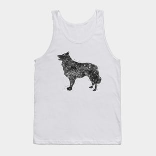 Schipperke Dog black and white Tank Top